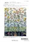 28134 Lawn 80 fils simples, imprimé floral Miracle Wave