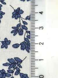 28136 Popeline 40s en fil simple, imprimé floral monochrome[Textiles / Tissus] SUNWELL Images supplémentaires