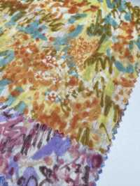 28130 Batiste fil simple 60s à imprimé géométrique aquarelle[Textiles / Tissus] SUNWELL Images supplémentaires