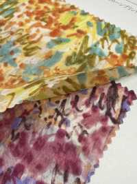 28130 Batiste fil simple 60s à imprimé géométrique aquarelle[Textiles / Tissus] SUNWELL Images supplémentaires
