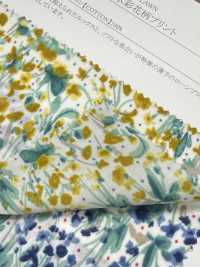 28129 Batiste 60 fils en fil simple imprimé floral aquarelle[Textiles / Tissus] SUNWELL Images supplémentaires