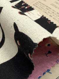 850615 Toile coton-lin Stray Cat Friends[Textiles / Tissus] VANCET Images supplémentaires