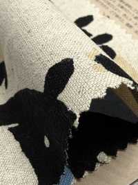 850616 Toile en coton et lin Bakkubaku[Textiles / Tissus] VANCET Images supplémentaires