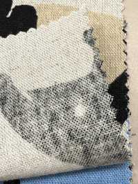 850616 Toile en coton et lin Bakkubaku[Textiles / Tissus] VANCET Images supplémentaires