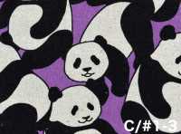 850617 Toile coton-lin Panda World[Textiles / Tissus] VANCET Images supplémentaires