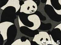 850617 Toile coton-lin Panda World[Textiles / Tissus] VANCET Images supplémentaires