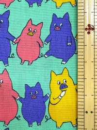 850618 Popeline Crazy Rabuta[Textiles / Tissus] VANCET Images supplémentaires