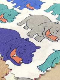 850620 Popeline Happy Hippo[Textiles / Tissus] VANCET Images supplémentaires