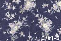 850621 Batiste de coton écru Rurudiroman floraison délicate[Textiles / Tissus] VANCET Images supplémentaires