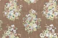 850622 Batiste de coton écru Rurudi Roman Floral Harmony[Textiles / Tissus] VANCET Images supplémentaires
