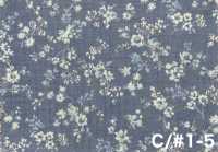 850623 Batiste de coton écru Luludi Roman Rose Nocturne[Textiles / Tissus] VANCET Images supplémentaires