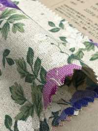 850627 Toile coton-lin Anemone[Textiles / Tissus] VANCET Images supplémentaires