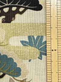 850630 Batiste à motif floral doré japonais, Pin montant[Textiles / Tissus] VANCET Images supplémentaires