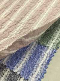 KS5200 Froncé teint en fil (rayure)[Textiles / Tissus] KOYAMA Images supplémentaires