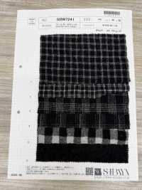 SBW7241 Carreaux en gaze de laine[Textiles / Tissus] SHIBAYA Images supplémentaires