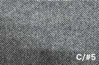 SBW8186 Laine mélangée alpaga à carreaux Glen/grands carreaux/chevrons[Textiles / Tissus] SHIBAYA Images supplémentaires