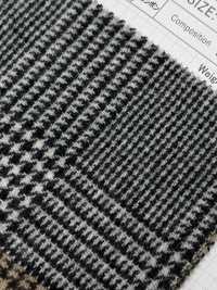 SBW8186 Laine mélangée alpaga à carreaux Glen/grands carreaux/chevrons[Textiles / Tissus] SHIBAYA Images supplémentaires