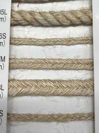 R-5505 Série lin Cordon accordéon en rayonne/jute[Rubans, galons et cordons] RIVER Images supplémentaires
