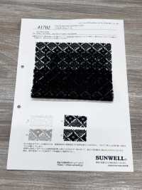 41702 Dentelle géométrique en losanges[Textiles / Tissus] SUNWELL Images supplémentaires
