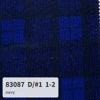 83087 Velours côtelé 21 côtes à carreaux tartan[Textiles / Tissus] VANCET Images supplémentaires
