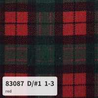 83087 Velours côtelé 21 côtes à carreaux tartan[Textiles / Tissus] VANCET Images supplémentaires