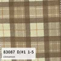 83087 Velours côtelé 21 côtes à carreaux tartan[Textiles / Tissus] VANCET Images supplémentaires