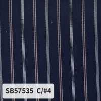 SB57535 Rayure dobby teinte en fil[Textiles / Tissus] SHIBAYA Images supplémentaires