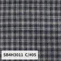 SB4H3011 Voile lawn biologique à carreaux[Textiles / Tissus] SHIBAYA Images supplémentaires