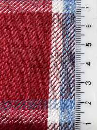 14447 Hank-KASE- 10s sergé slub à carreaux madras spécial[Textiles / Tissus] SUNWELL Images supplémentaires