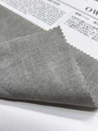 OWL81004 Sergé coton-lin, teint au sumi[Textiles / Tissus] Oharayaseni Images supplémentaires