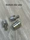 1537 B/C/D コマ 1537 B/C/D G-American Outil d’installation pour boutons-pression 12 mm, jeu inférieur 3 pièces