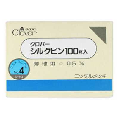 22614 Épingles pour soie, 100 g, n° 4