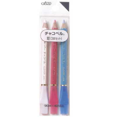24085 Lot de 3 crayons à craie courts