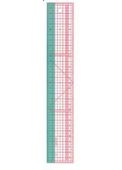 25053 Règle quadrillée de 30 cm