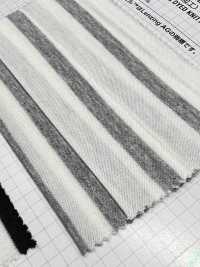 408 Coton Modal 30/ Tissu Jersey Rayures Horizontales (Traitement UV)[Fabrication De Textile] VANCET Sous-photo
