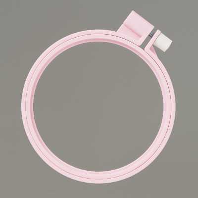 57259 Tambour à broder coloré 10 cm <Rose>
