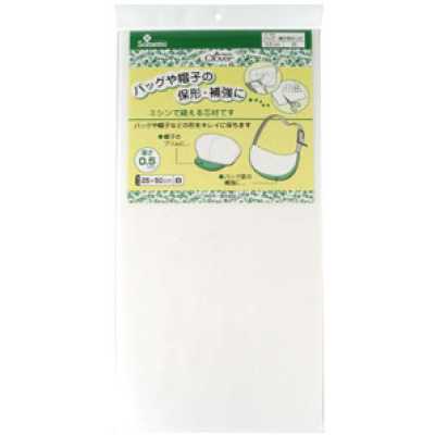 57356 Renfort en polyéthylène pour sacs et chapeaux 0,5 mm blanc