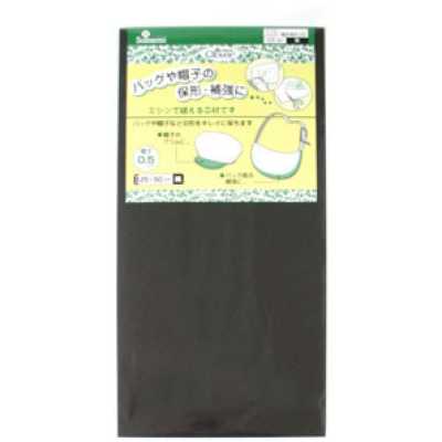 57357 Renfort en polyester pour sacs et chapeaux 0,5 mm noir