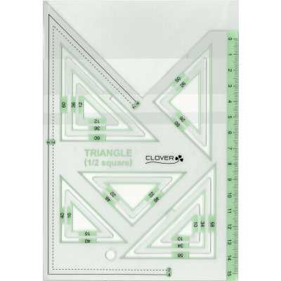 58000 Gabarit de pièce <triangle rectangle 1/2>