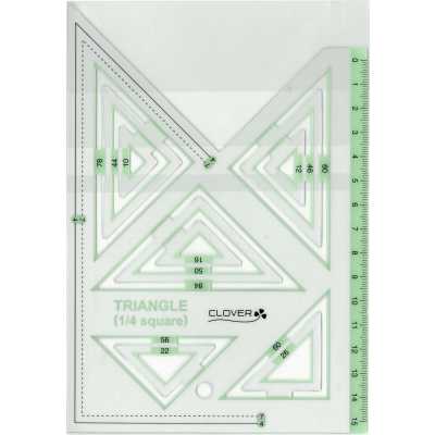 58001 Gabarit de pièce <triangle rectangle 1/4>