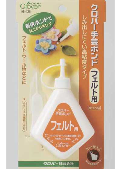 58436 Colle Clover Craft <Pour feutre>