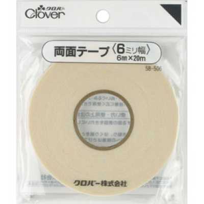 58506 Ruban adhésif double face 6 mm (rouleau de 20 m)