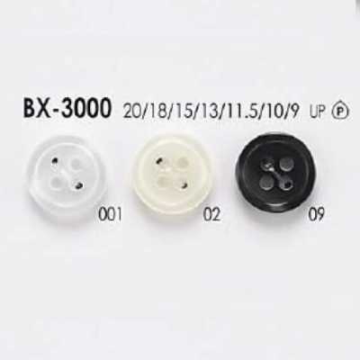 BX3000 Bouton à 4 trous en résine polyester