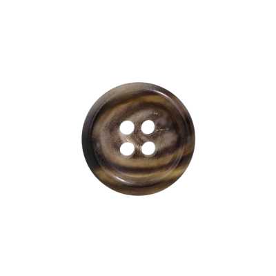 HB230 Bouton 4 trous en véritable corne de buffle