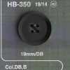 HB350 Bouton 4 trous en corne de buffle véritable