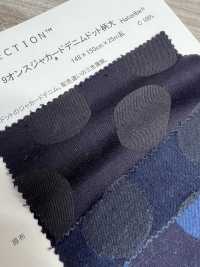 JN0704 9 Oz Jacquard Denim Dot Design Large[Fabrication De Textile] DUCK TEXTILE Sous-photo