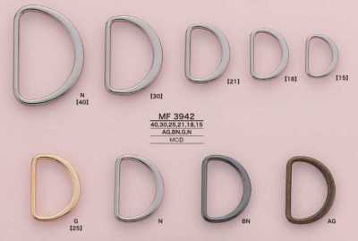 MF3942 Anneau plat en D