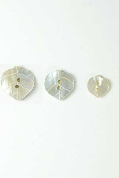GAFFORELLI Bouton en coquillage en forme de feuille