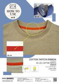 SIC-145 Ruban De Taffetas De Coton[Ruban Ruban Cordon] SHINDO(SIC) Sous-photo