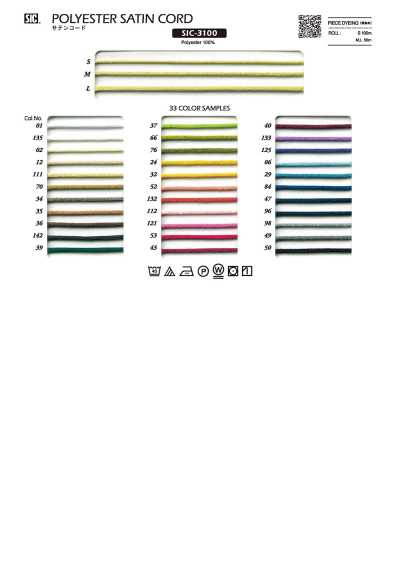 SIC-3100 Cordon satin
